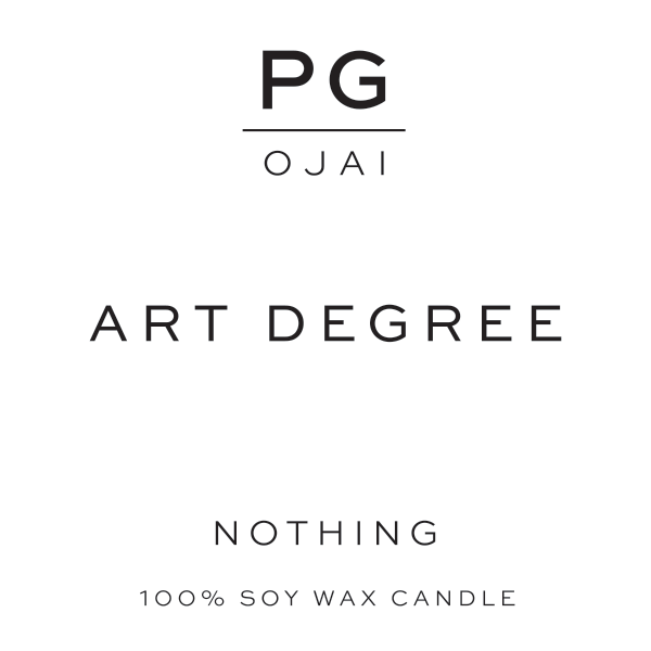 Artspeak Candle - Art Degree